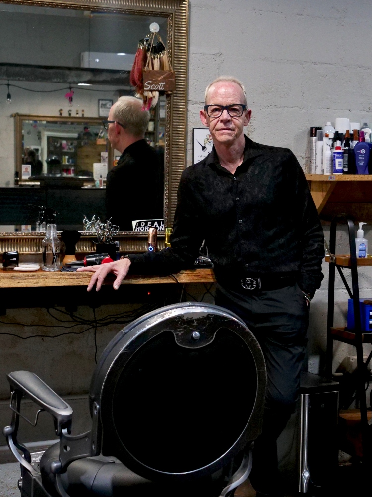 Scott Seigler, Cosmetologist and Color Specialist at Fading Traditions Barber Shop